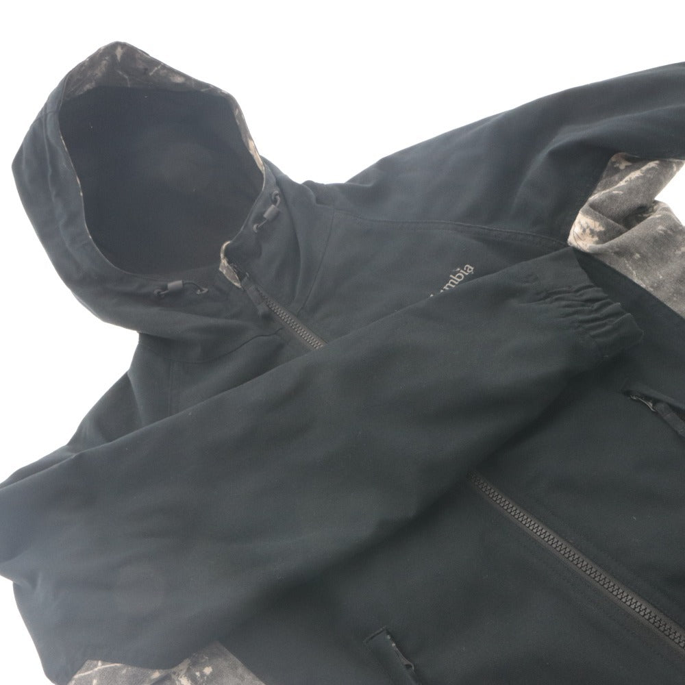 ■ Columbia Loma Vista Hunting Patterned Hoodie PM3184 Parka Jacket Hood Long Sleeve Outerwear Men's S Black Beige-ish
