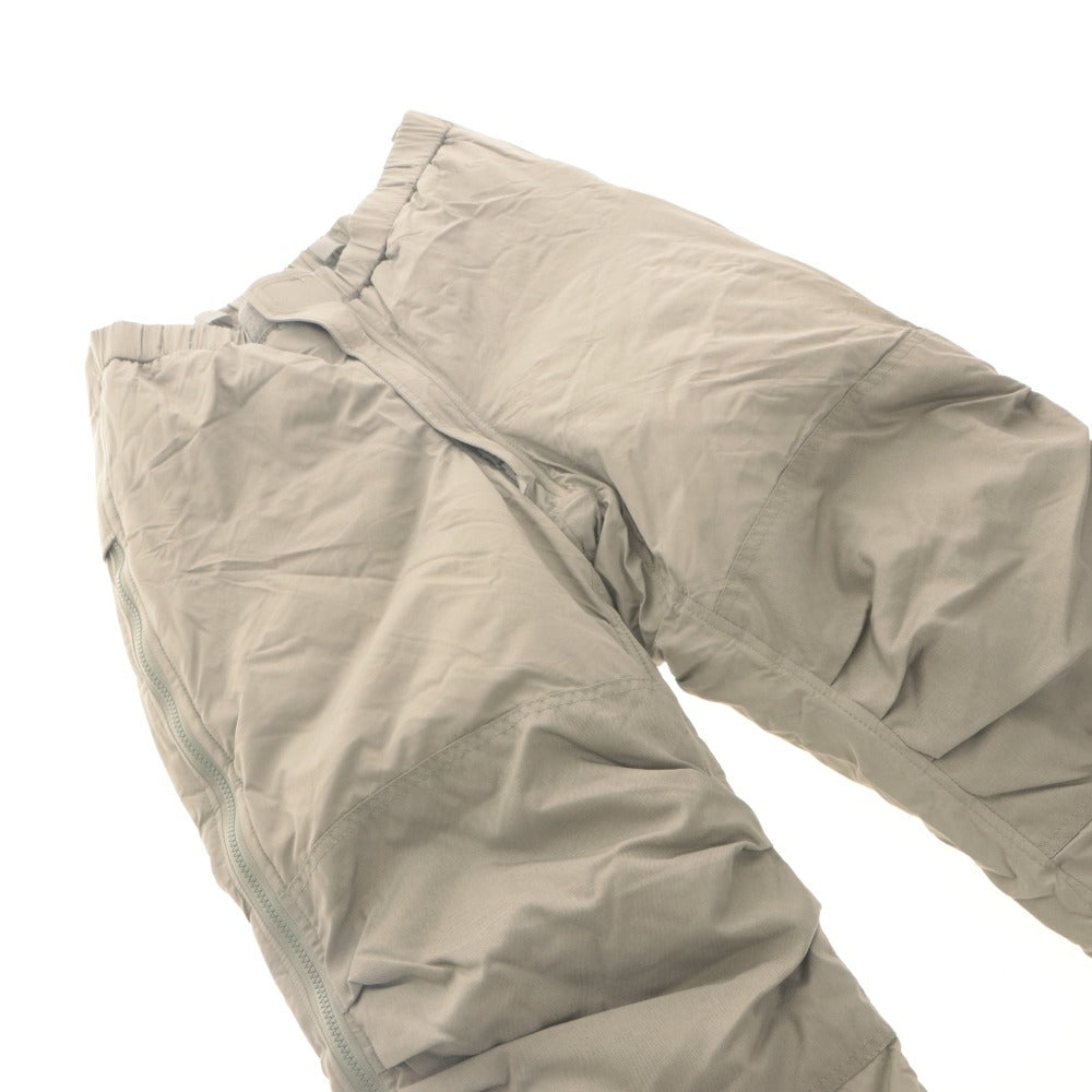 ■ US Military Genuine ECWCS GEN3 LEVEL 7 Primaloft Pants Cold Weather Trousers Long Bottoms Men's XS-S (Equivalent to M-L) Beige