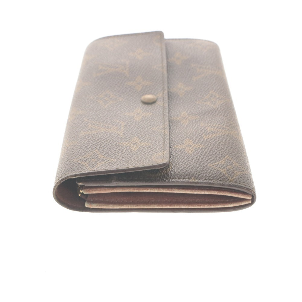 ■ LOUIS VUITTON Long Wallet Monogram Portefeuille Sarah M60531 Wallet Brown