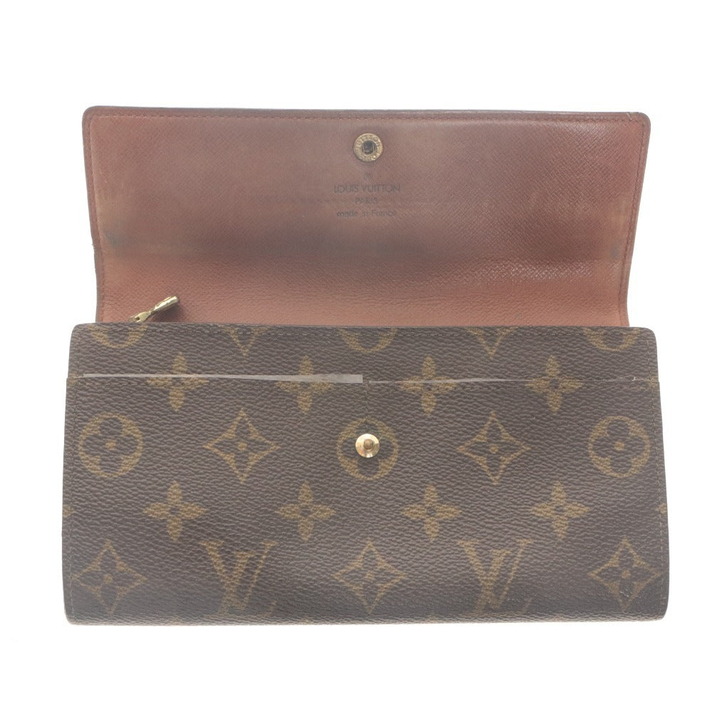 ■ LOUIS VUITTON Long Wallet Monogram Portefeuille Sarah M60531 Wallet Brown