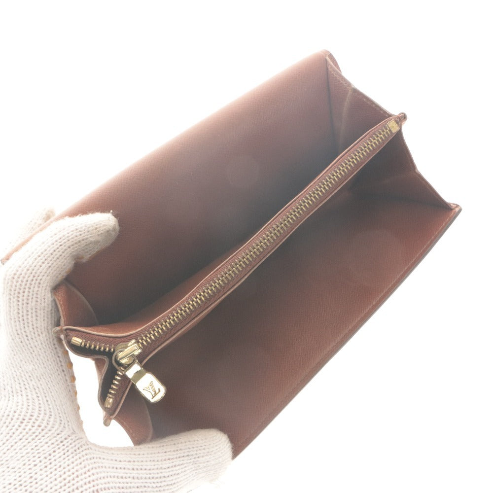 ■ LOUIS VUITTON Long Wallet Monogram Portefeuille Sarah M60531 Wallet Brown