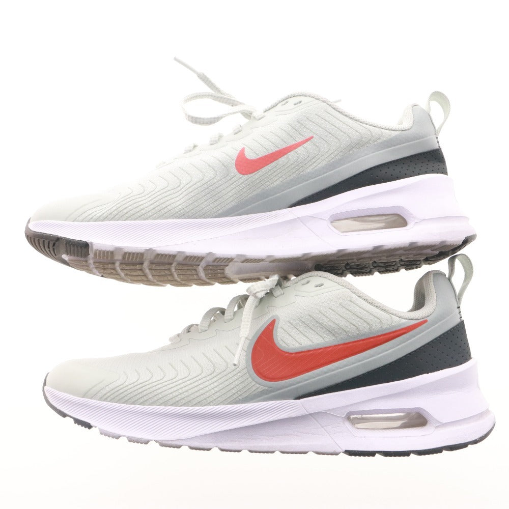 ■ ナイキ スニーカー 靴 AIR MAX NUAXIS エアマックス FD4329-006 ライトシルバー/ピカンテレッド/ホワイト メンズ 29cm 箱付き