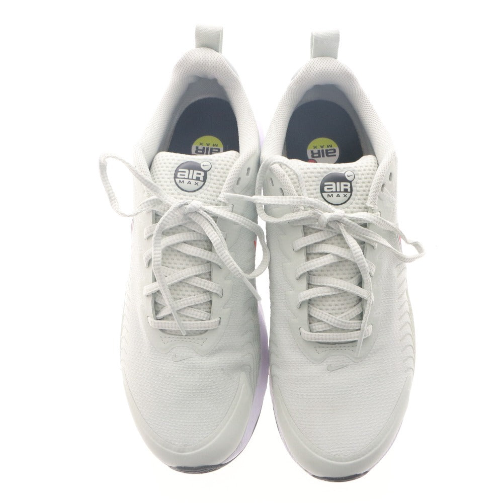 ■ ナイキ スニーカー 靴 AIR MAX NUAXIS エアマックス FD4329-006 ライトシルバー/ピカンテレッド/ホワイト メンズ 29cm 箱付き