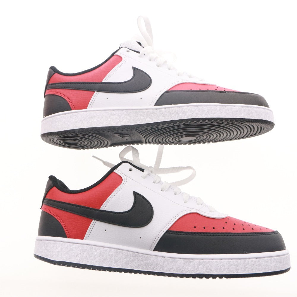 ■ ナイキ スニーカー 靴 COURT VISION LO ユニバーシティレッド/ホワイト/ブラック IO9112-657 ローカット メンズ 29cm 箱付き 未使用
