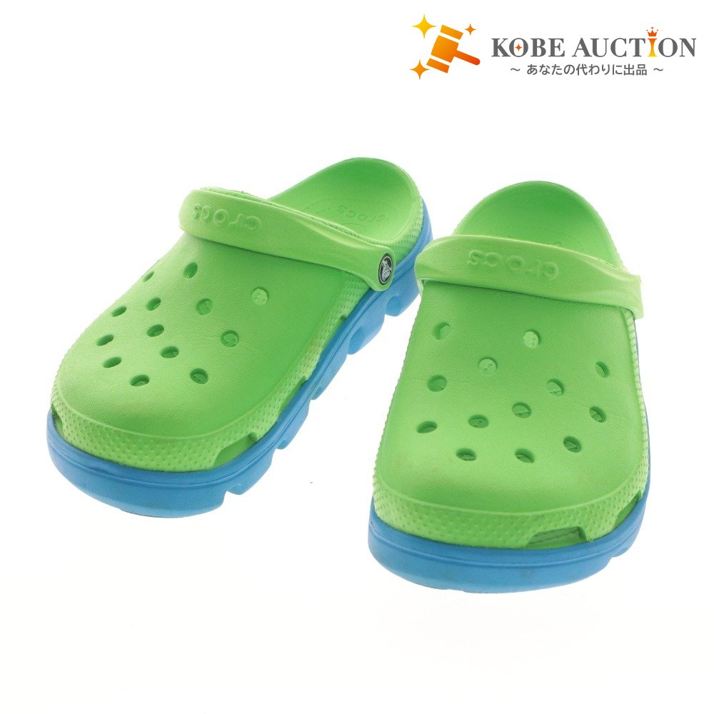 ■ Crocs, Inc. Crocs Sandals Shoes duet sport clog 11991-38Q-184 Men's 25cm Light Green Blue