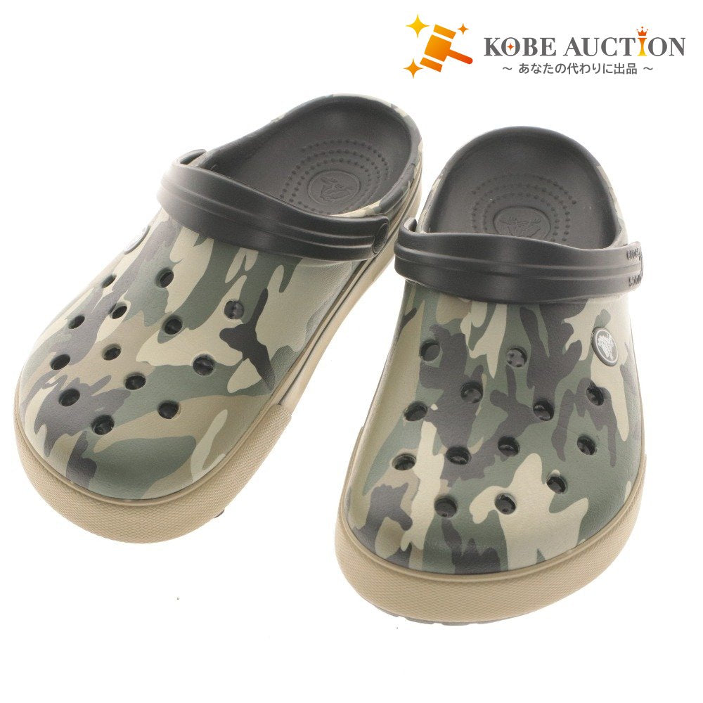 ■ Crocs, Inc. Crocs Sandals Shoes Crocband 2.5 Camo Clog 201833-001-M7W9 Men's 25cm Camouflage Pattern