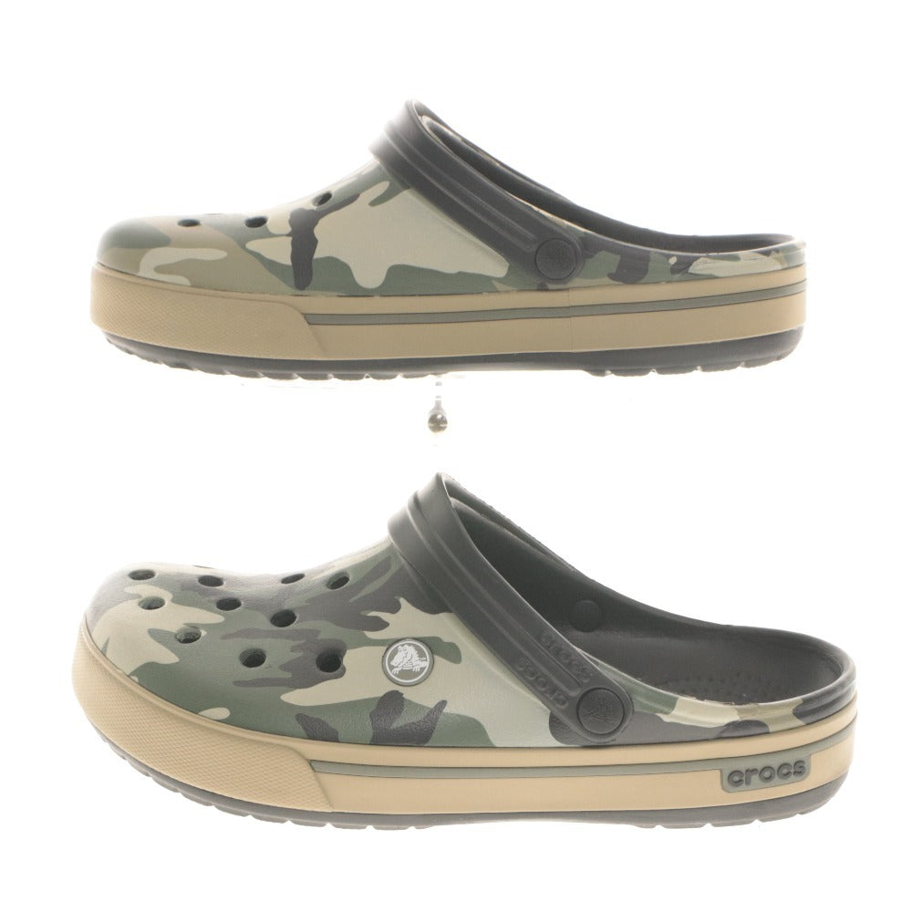 ■ Crocs, Inc. Crocs Sandals Shoes Crocband 2.5 Camo Clog 201833-001-M7W9 Men's 25cm Camouflage Pattern