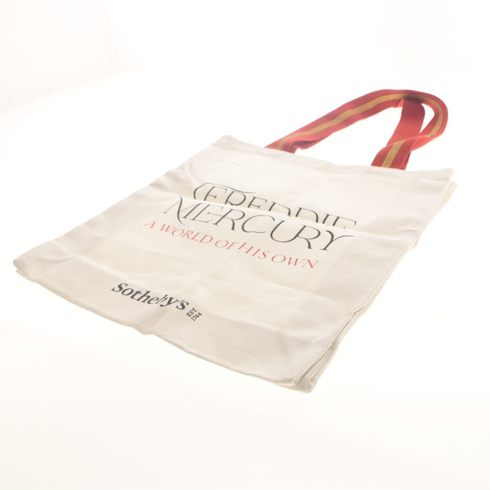 ■ Sotheby's Freddie Mercury Tote Bag Limited London England A World Of His Own Unused With Exhibition Guide