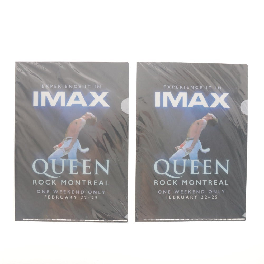 ■ Queen Tote Bag Clear File Freddie Mercury QUEEN ROCK MONTREAL IMAX Screening Movie Theater Exclusive Goods With Accessories Unopened Items Included