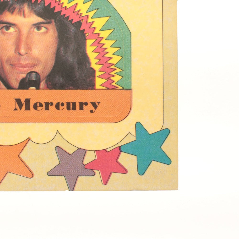 ■ Queen Japan Tour Commemorative Sticker File Postcard Lot Freddie Mercury Warner Pioneer Seal Unused