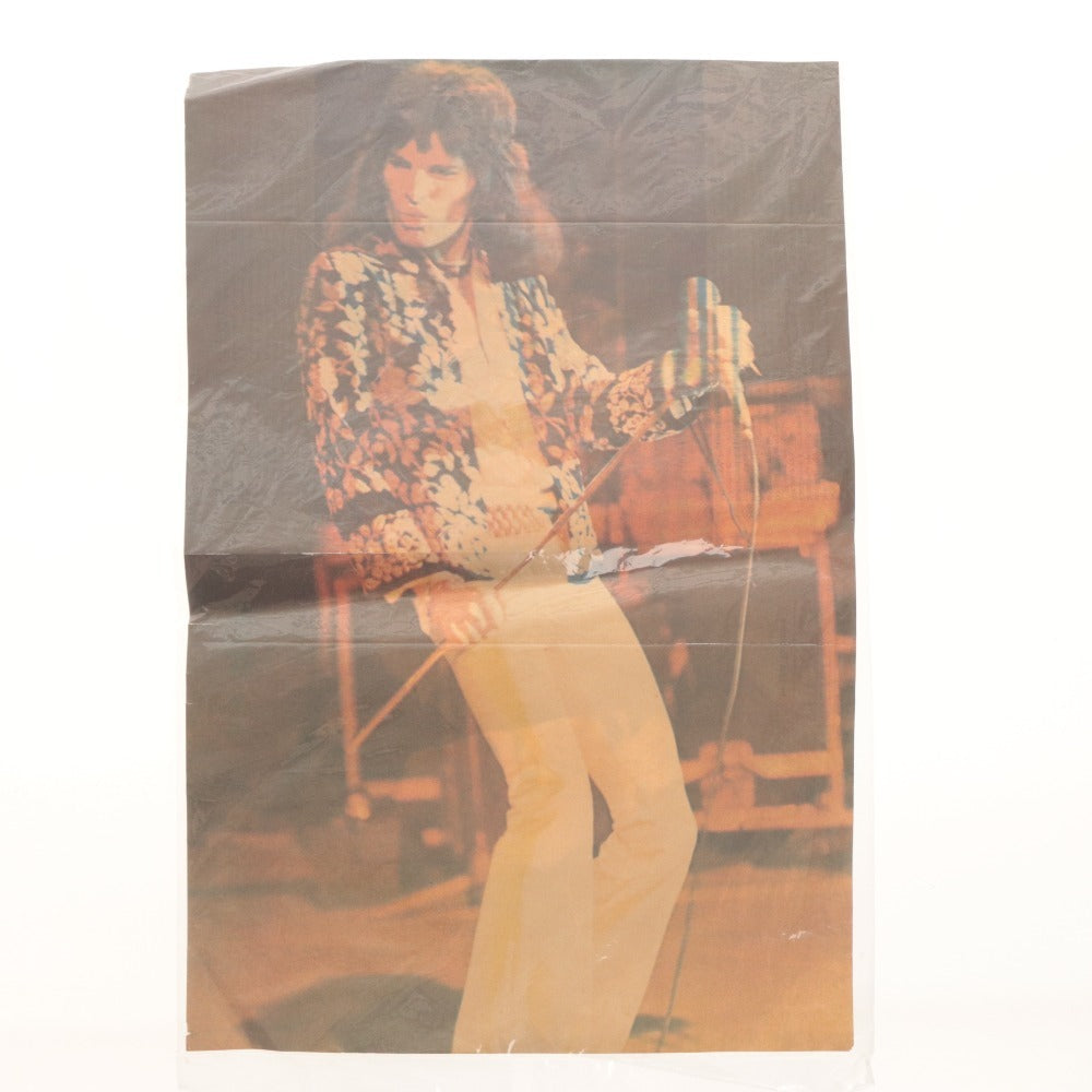 ■ Queen Poster Postcard Button Badges 8 Piece Set Freddie Mercury Goods Band Rock Retro Long-term Storage
