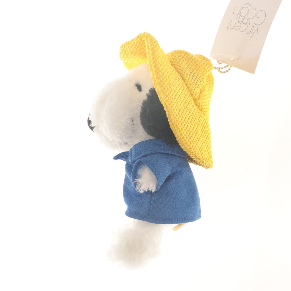 ■ Snoopy Plush Ball Chain 2-Piece Set, Peanuts, Van Gogh Exhibition Exclusive, Snoopy Chocolat Exclusive, With Tags, Unused