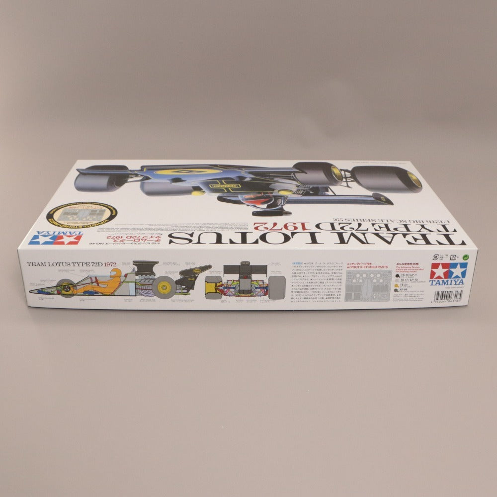 ■ TAMIYA Plastic Model 1/12 Big Scale Series No.46 Team Lotus Type 72D 1972 Assembly Kit New Unopened Boxed
