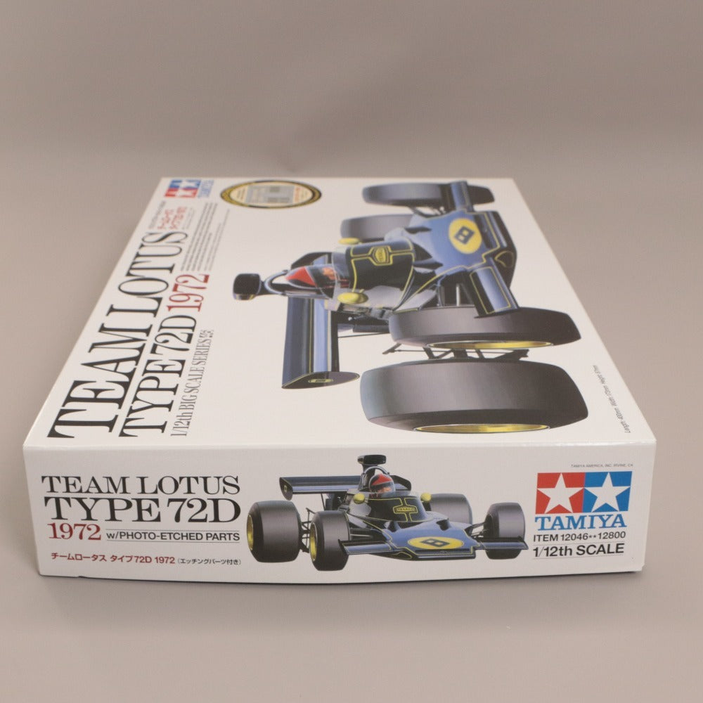 ■ TAMIYA Plastic Model 1/12 Big Scale Series No.46 Team Lotus Type 72D 1972 Assembly Kit New Unopened Boxed