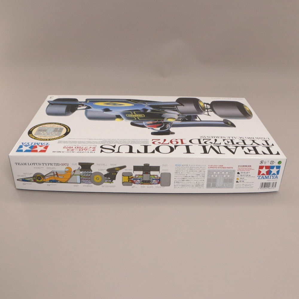 ■ TAMIYA タミヤ プラモデル 1/12 ビッグスケールシリーズ No.46 チームロータス タイプ72D 1972 組み立てキット 新品 未開封 箱付き