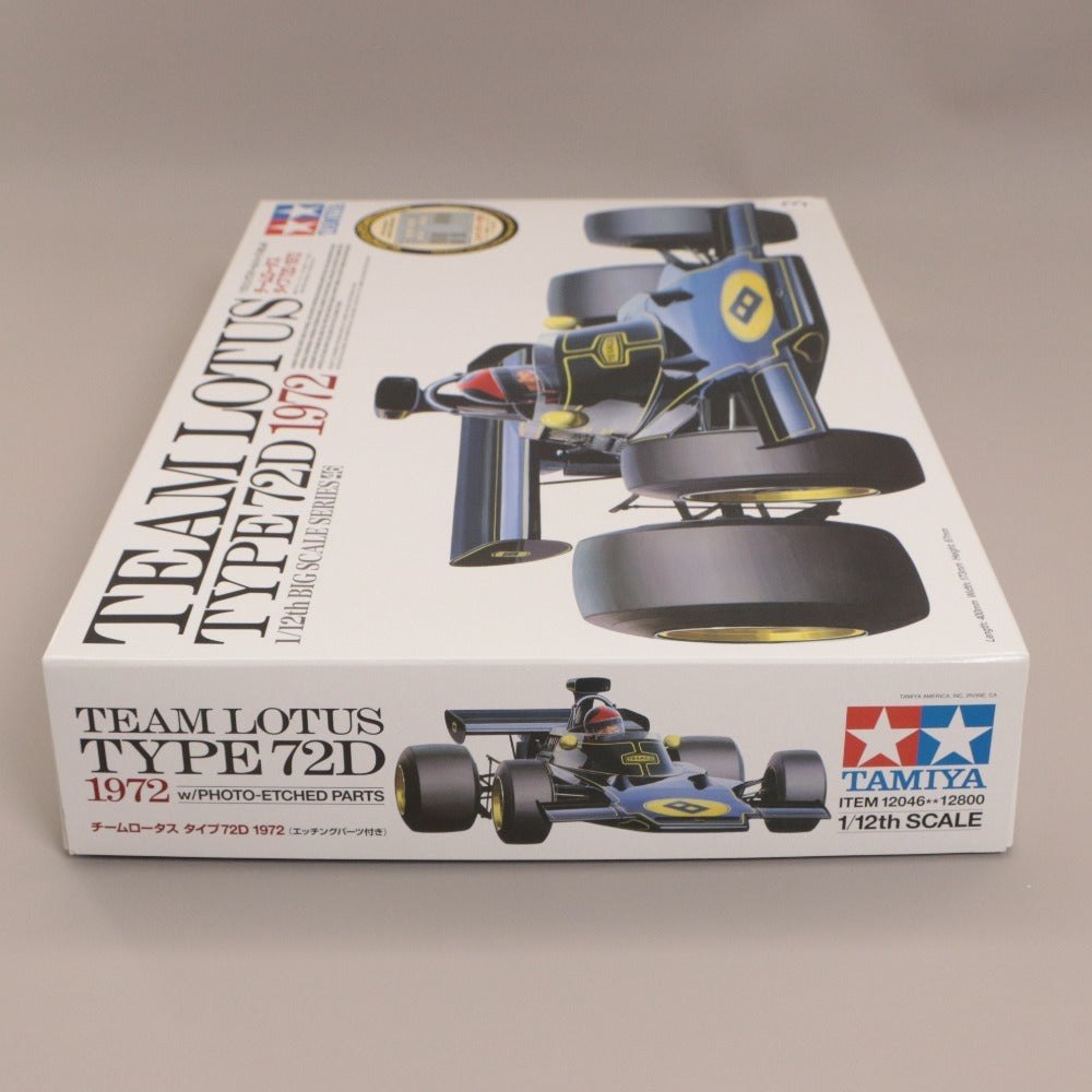 ■ TAMIYA タミヤ プラモデル 1/12 ビッグスケールシリーズ No.46 チームロータス タイプ72D 1972 組み立てキット 新品 未開封 箱付き