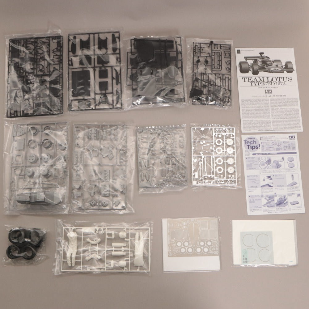 ■ TAMIYA タミヤ プラモデル 1/12 ビッグスケールシリーズ No.46 チームロータス タイプ72D 1972 組み立てキット 新品 未開封 箱付き