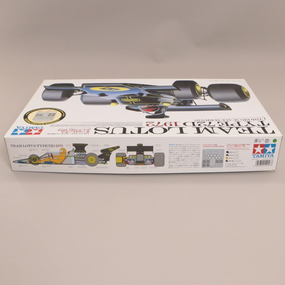 ■ TAMIYA Plastic Model 1/12 Big Scale Series No.46 Team Lotus Type 72D 1972 Assembly Kit New Unopened Boxed