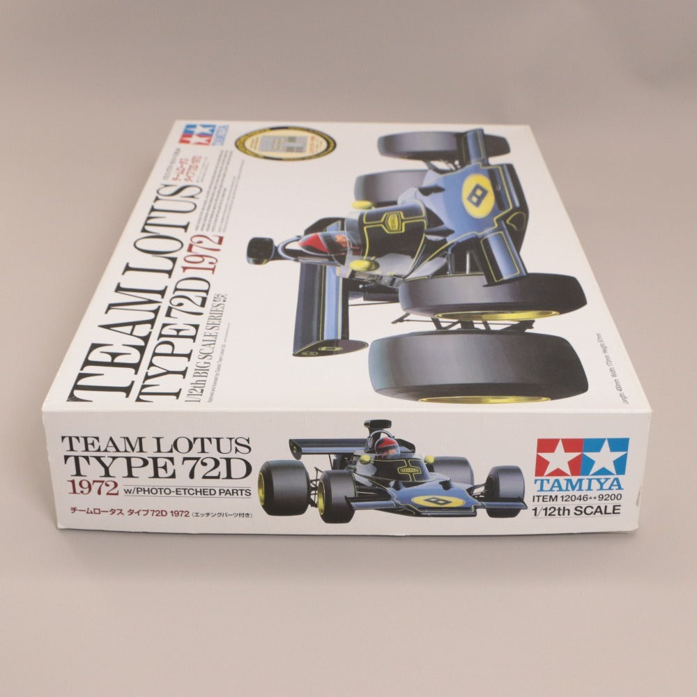 ■ TAMIYA Plastic Model 1/12 Big Scale Series No.46 Team Lotus Type 72D 1972 Assembly Kit New Unopened Boxed