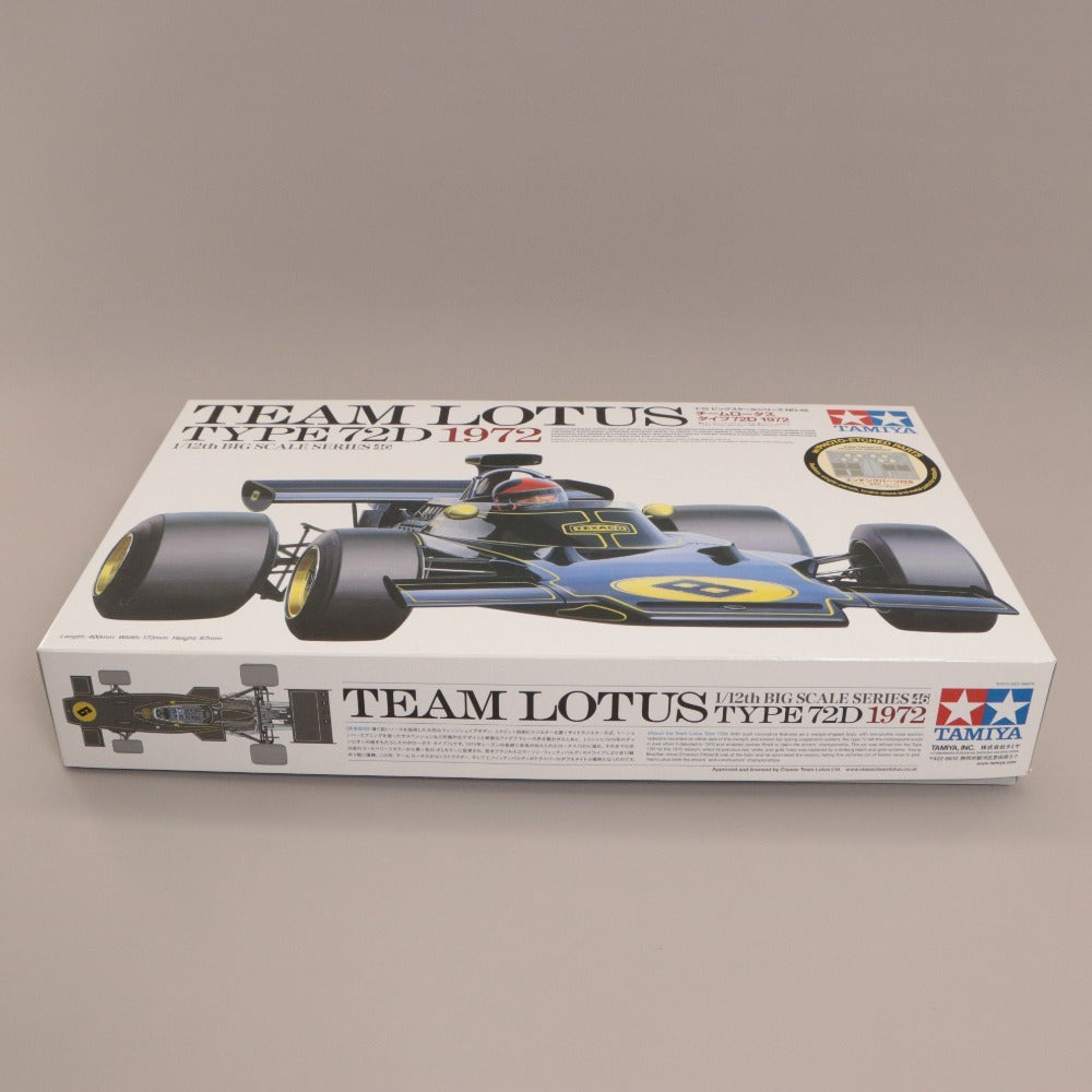 ■ TAMIYA Plastic Model 1/12 Big Scale Series No.46 Team Lotus Type 72D 1972 Assembly Kit New Unopened Boxed