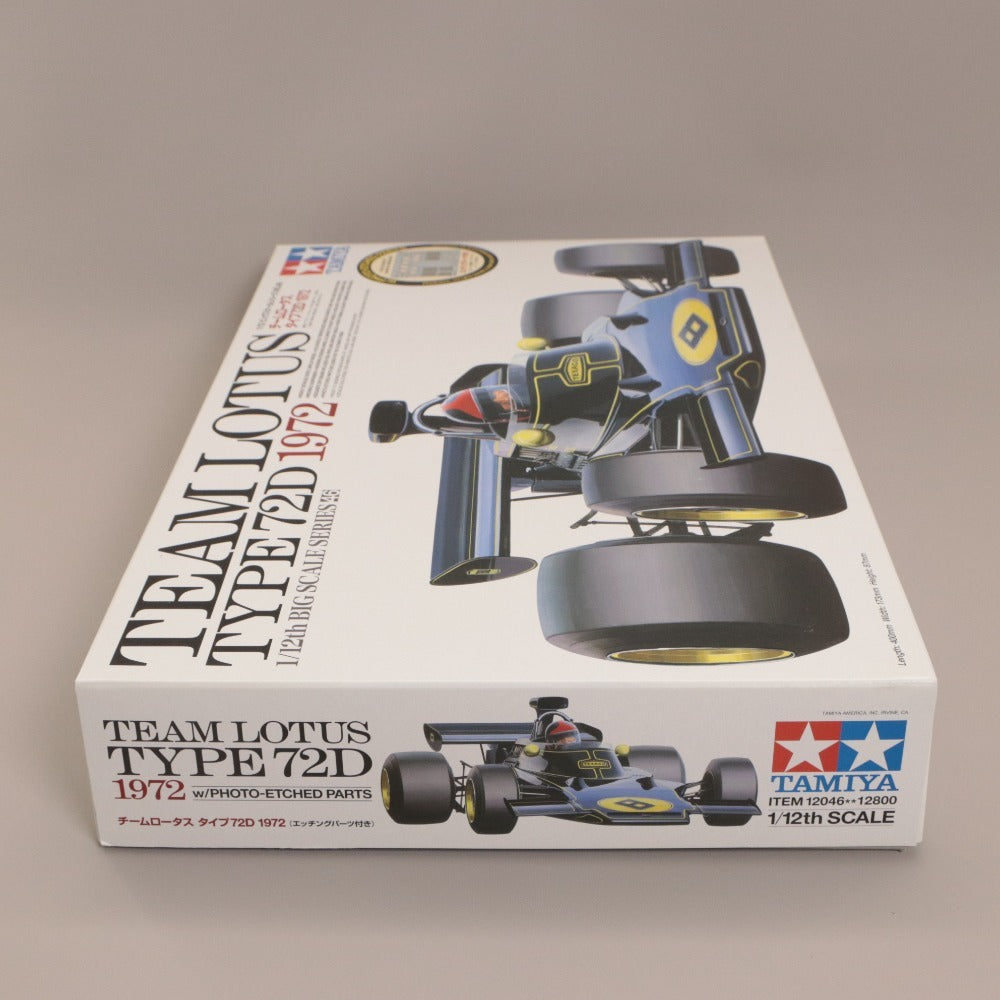 ■ TAMIYA Plastic Model 1/12 Big Scale Series No.46 Team Lotus Type 72D 1972 Assembly Kit New Unopened Boxed