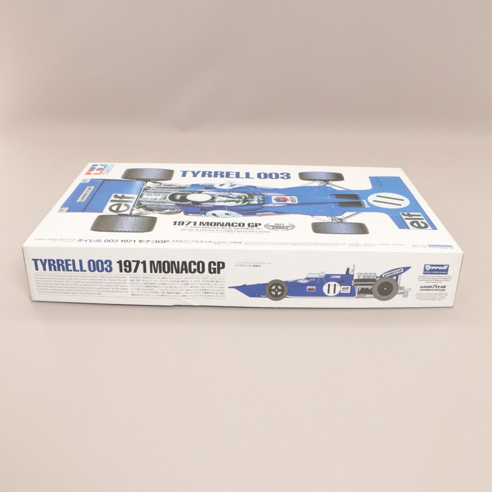 ■ TAMIYA タミヤ プラモデル 1/12 ビッグスケールシリーズ No.54 タイレル 003 1971 モナコGP 組み立てキット 新品 未開封 箱付き