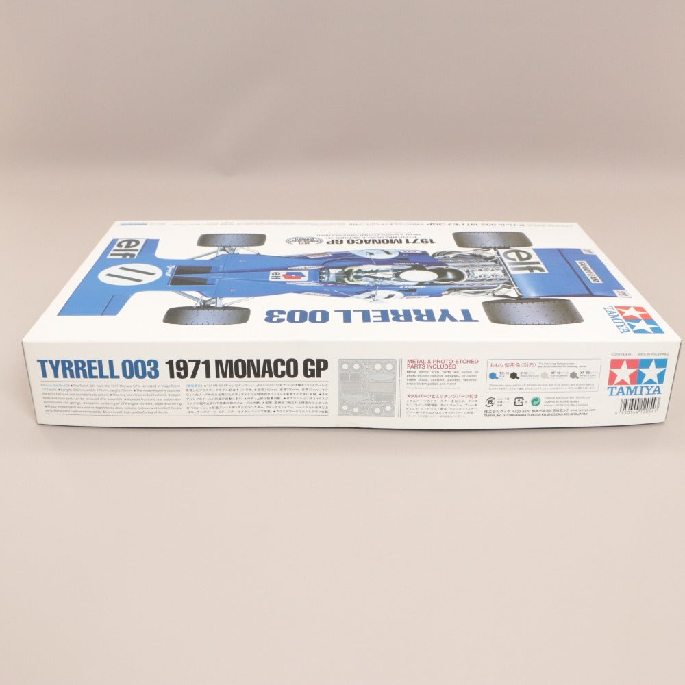 ■ TAMIYA タミヤ プラモデル 1/12 ビッグスケールシリーズ No.54 タイレル 003 1971 モナコGP 組み立てキット 新品 未開封 箱付き