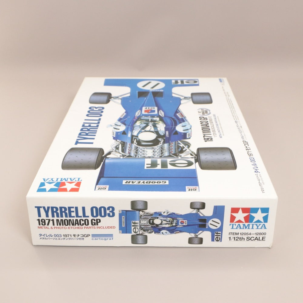 ■ TAMIYA タミヤ プラモデル 1/12 ビッグスケールシリーズ No.54 タイレル 003 1971 モナコGP 組み立てキット 新品 未開封 箱付き