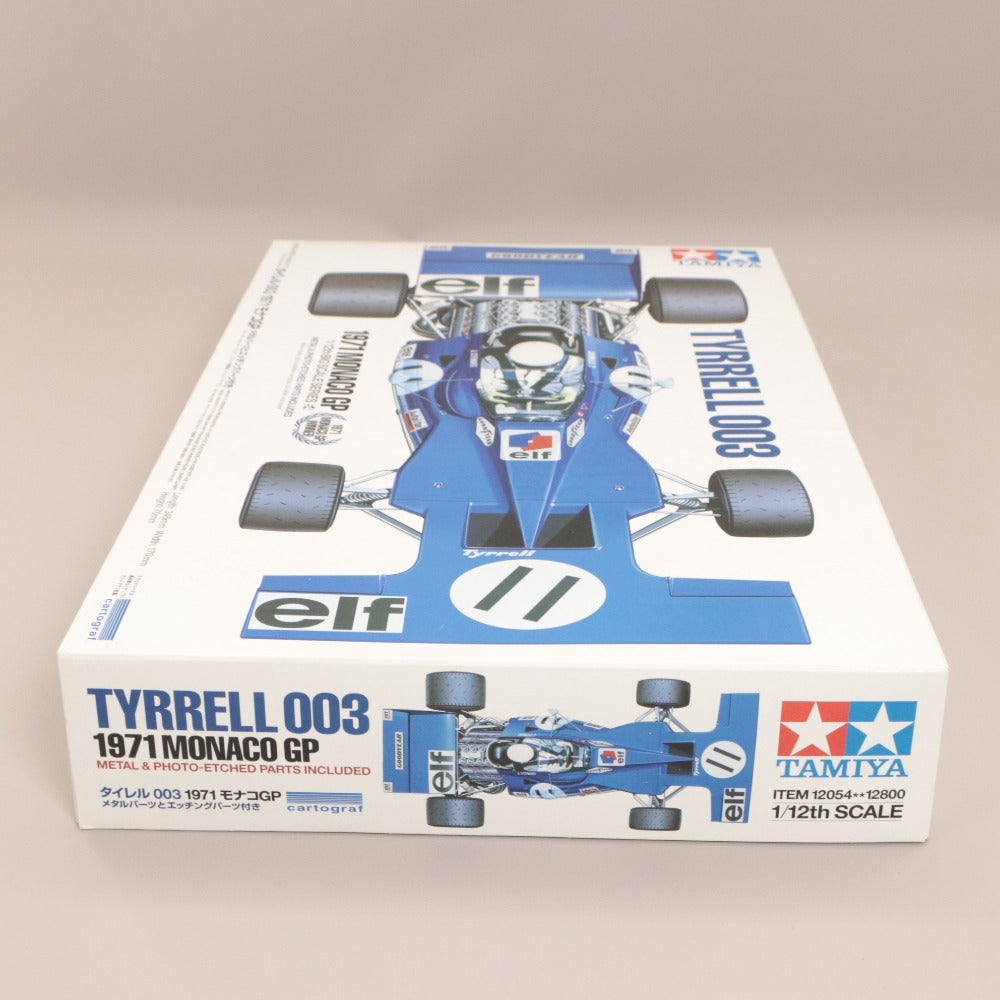 ■ TAMIYA タミヤ プラモデル 1/12 ビッグスケールシリーズ No.54 タイレル 003 1971 モナコGP 組み立てキット 新品 未開封 箱付き
