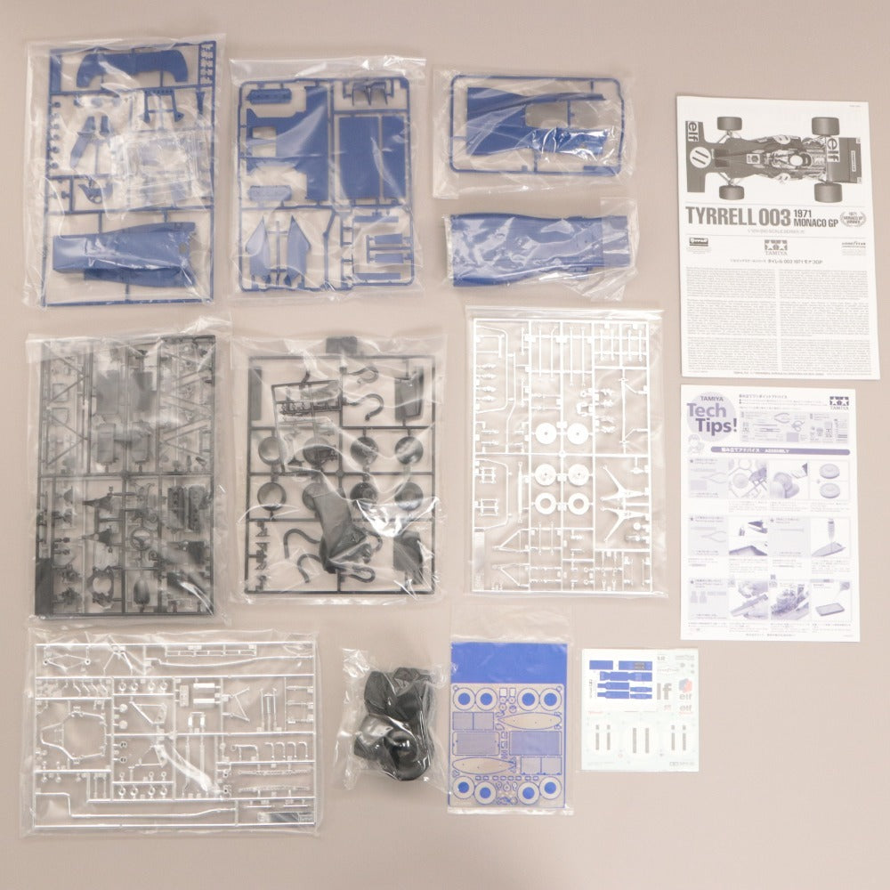 ■ TAMIYA タミヤ プラモデル 1/12 ビッグスケールシリーズ No.54 タイレル 003 1971 モナコGP 組み立てキット 新品 未開封 箱付き