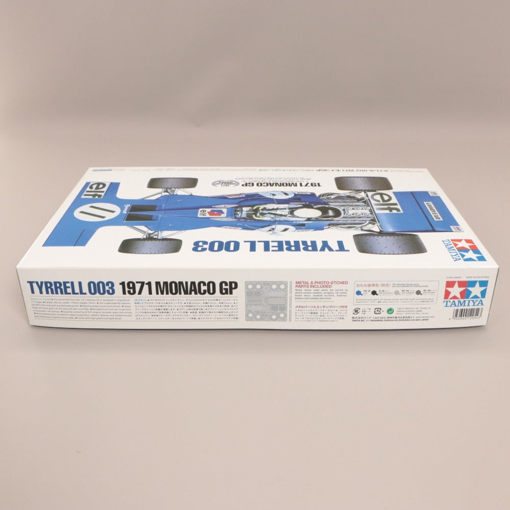 ■ TAMIYA タミヤ プラモデル 1/12 ビッグスケールシリーズ No.54 タイレル 003 1971 モナコGP 組み立てキット 新品 未開封 箱付き