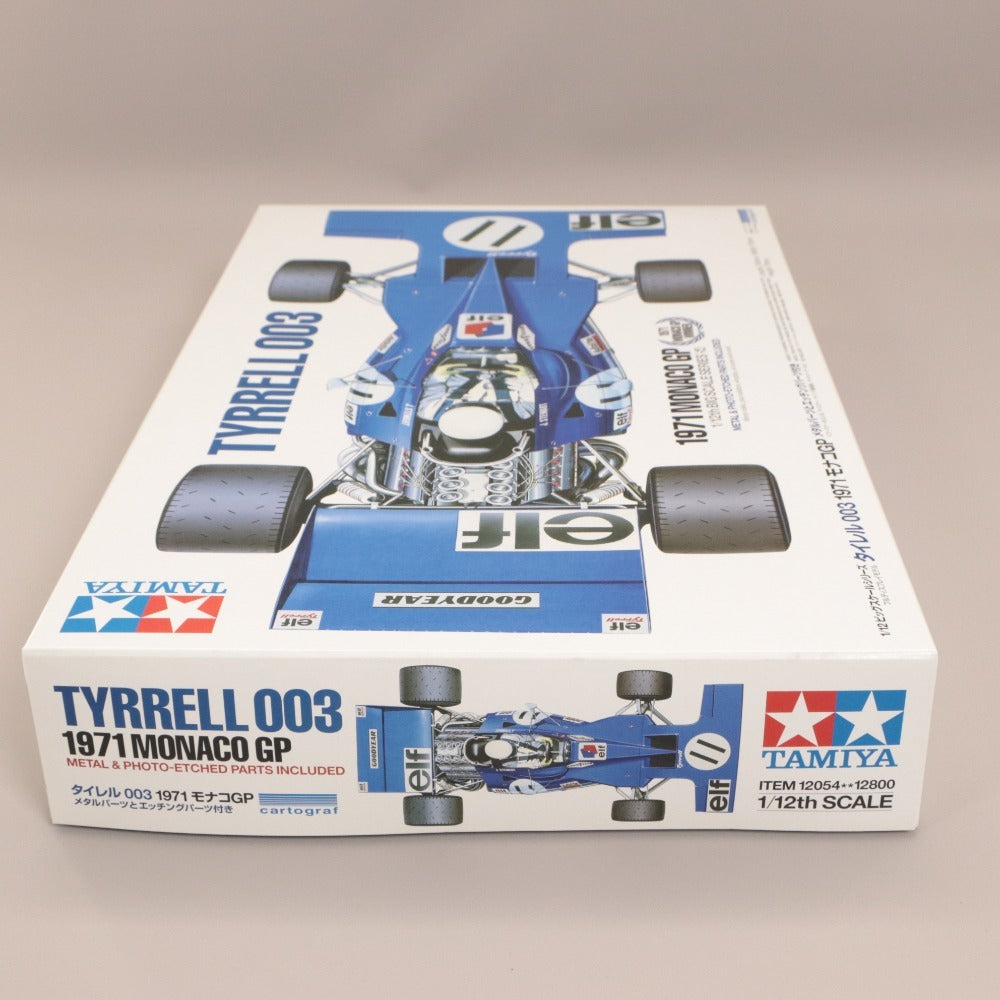 ■ TAMIYA タミヤ プラモデル 1/12 ビッグスケールシリーズ No.54 タイレル 003 1971 モナコGP 組み立てキット 新品 未開封 箱付き