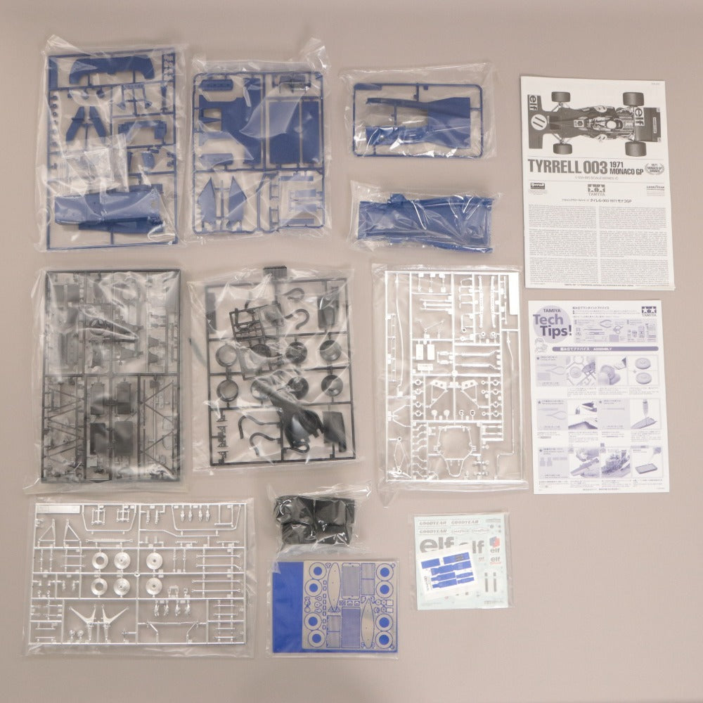 ■ TAMIYA タミヤ プラモデル 1/12 ビッグスケールシリーズ No.54 タイレル 003 1971 モナコGP 組み立てキット 新品 未開封 箱付き