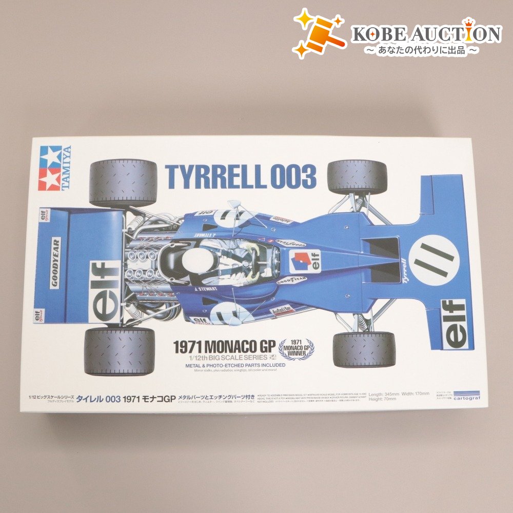 ■ TAMIYA Plastic Model 1/12 Big Scale Series No. 54 Tyrrell 003 1971 Monaco GP Assembly Kit New Unopened Boxed