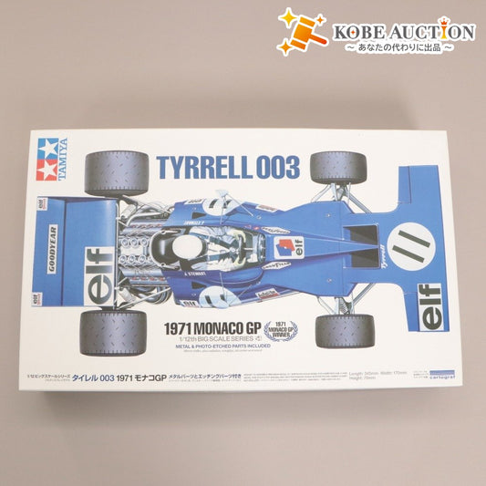 ■ TAMIYA タミヤ プラモデル 1/12 ビッグスケールシリーズ No.54 タイレル 003 1971 モナコGP 組み立てキット 新品 未開封 箱付き