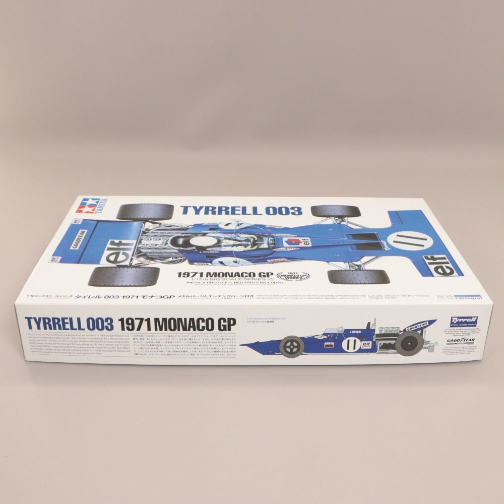■ TAMIYA Plastic Model 1/12 Big Scale Series No. 54 Tyrrell 003 1971 Monaco GP Assembly Kit New Unopened Boxed
