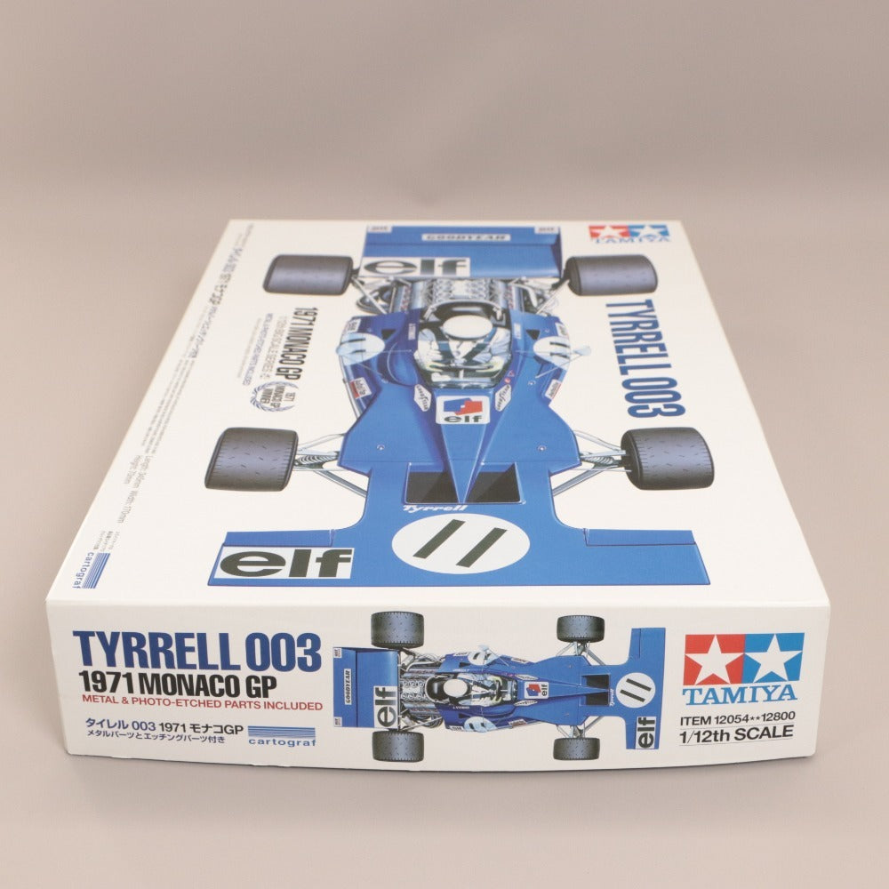 ■ TAMIYA Plastic Model 1/12 Big Scale Series No. 54 Tyrrell 003 1971 Monaco GP Assembly Kit New Unopened Boxed