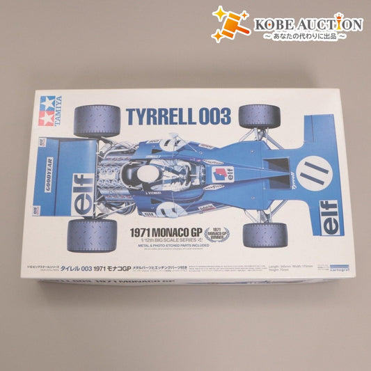 ■ TAMIYA タミヤ プラモデル 1/12 ビッグスケールシリーズ No.54 タイレル 003 1971 モナコGP 組み立てキット 新品 未開封 箱付き