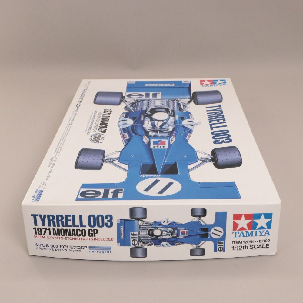 ■ Tamiya Plastic Model 1/12 Big Scale Series No.54 Tyrrell 003 1971 Monaco GP Assembly Kit New Unopened Boxed