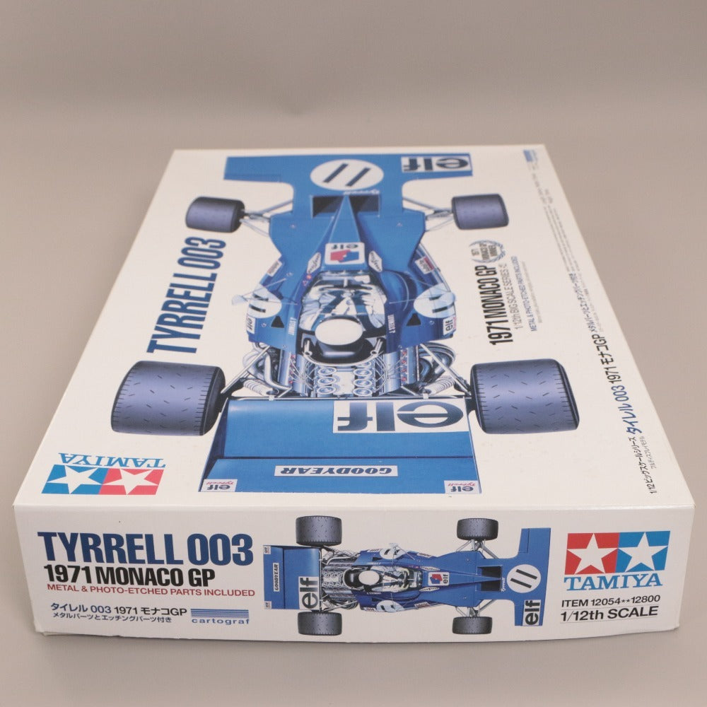 ■ Tamiya Plastic Model 1/12 Big Scale Series No.54 Tyrrell 003 1971 Monaco GP Assembly Kit New Unopened Boxed