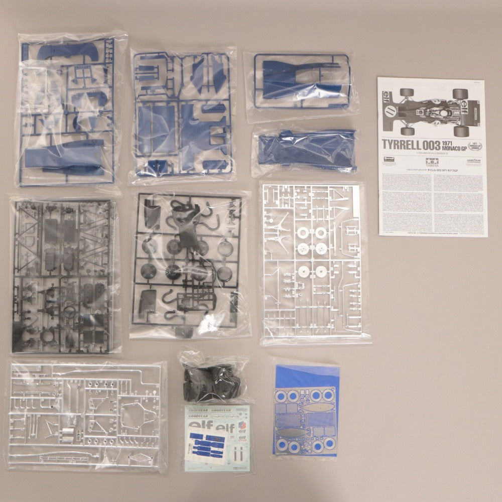 ■ Tamiya Plastic Model 1/12 Big Scale Series No.54 Tyrrell 003 1971 Monaco GP Assembly Kit New Unopened Boxed