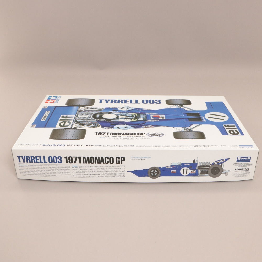 ■ TAMIYA Tamiya Plastic Model 1/12 Big Scale Series No. 54 Tyrrell 003 1971 Monaco GP Assembly Kit New Unopened Boxed