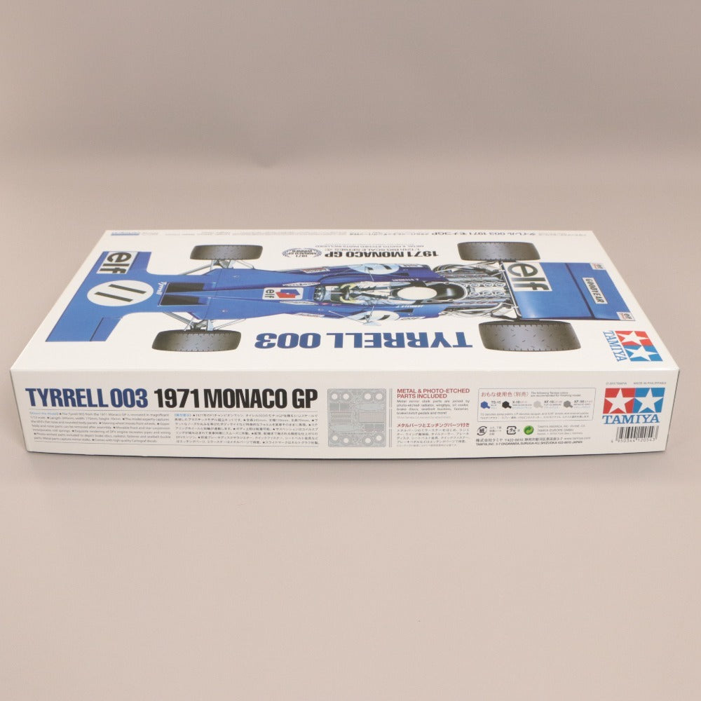 ■ TAMIYA Tamiya Plastic Model 1/12 Big Scale Series No. 54 Tyrrell 003 1971 Monaco GP Assembly Kit New Unopened Boxed