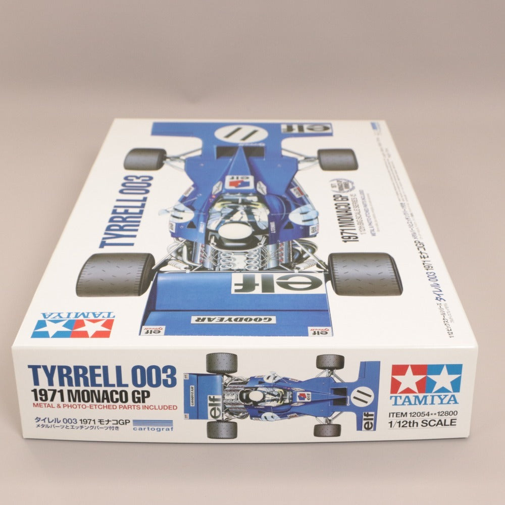 ■ TAMIYA Tamiya Plastic Model 1/12 Big Scale Series No. 54 Tyrrell 003 1971 Monaco GP Assembly Kit New Unopened Boxed