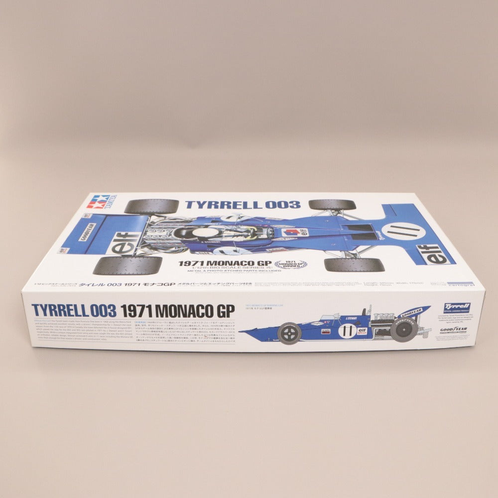 ■ TAMIYA Tamiya Plastic Model 1/12 Big Scale Series No. 54 Tyrrell 003 1971 Monaco GP Assembly Kit New Unopened Boxed
