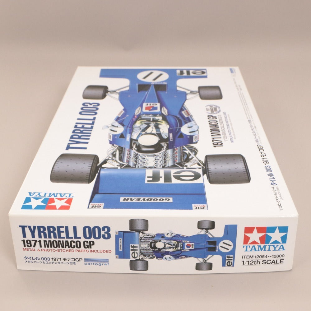 ■ TAMIYA Tamiya Plastic Model 1/12 Big Scale Series No. 54 Tyrrell 003 1971 Monaco GP Assembly Kit New Unopened Boxed