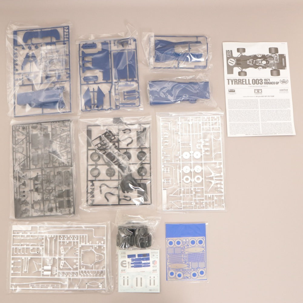 ■ TAMIYA Tamiya Plastic Model 1/12 Big Scale Series No. 54 Tyrrell 003 1971 Monaco GP Assembly Kit New Unopened Boxed