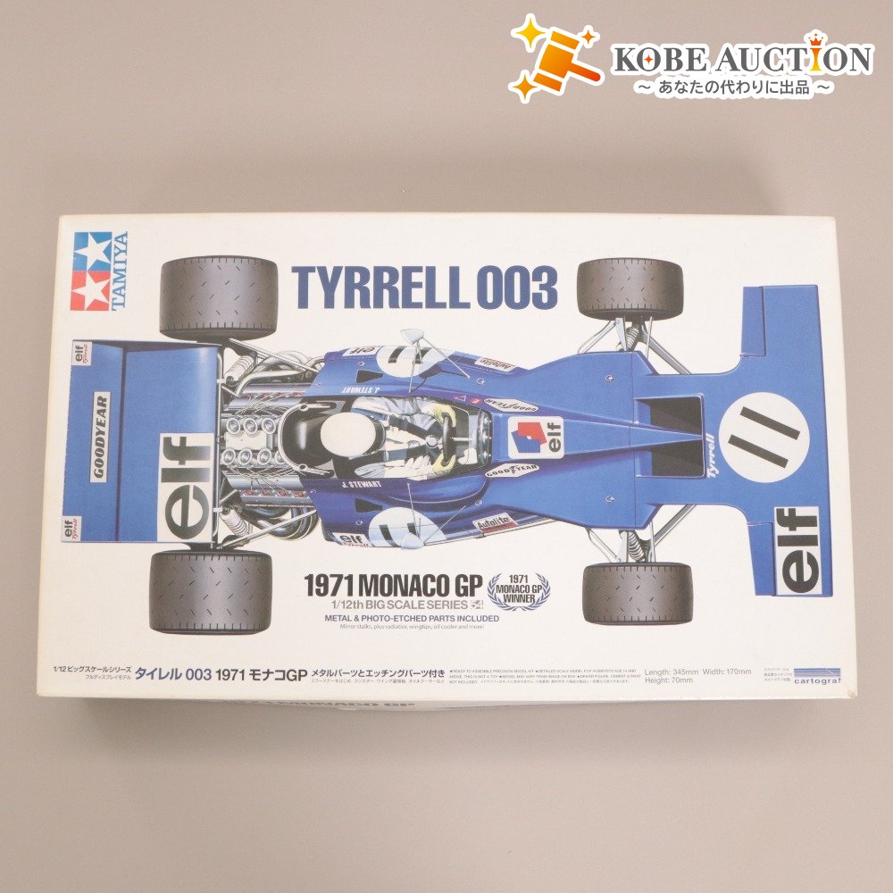 ■ TAMIYA Plastic Model 1/12 Big Scale Series No. 54 Tyrrell 003 1971 Monaco GP Assembly Kit New Unopened Boxed