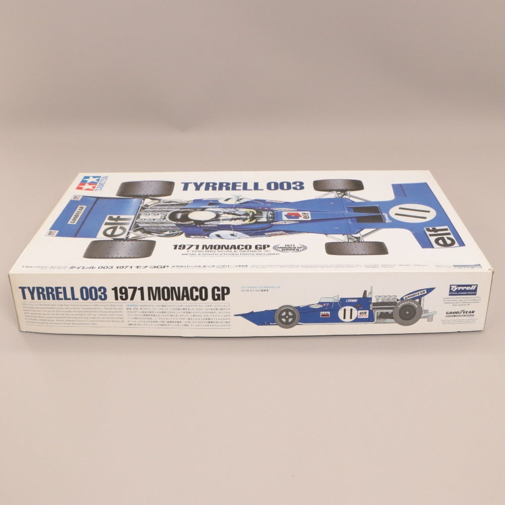 ■ TAMIYA Plastic Model 1/12 Big Scale Series No. 54 Tyrrell 003 1971 Monaco GP Assembly Kit New Unopened Boxed
