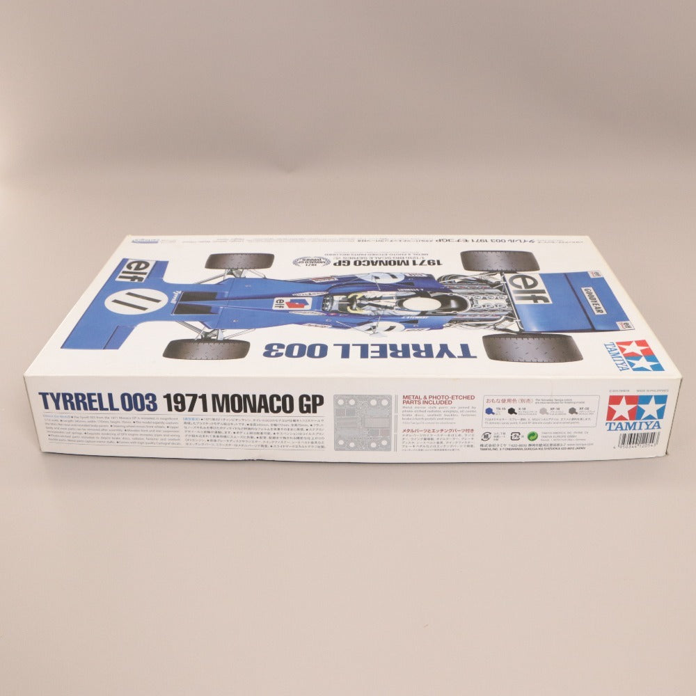 ■ TAMIYA Plastic Model 1/12 Big Scale Series No. 54 Tyrrell 003 1971 Monaco GP Assembly Kit New Unopened Boxed